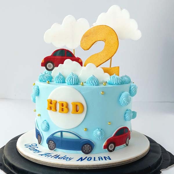 Car Theme Cake