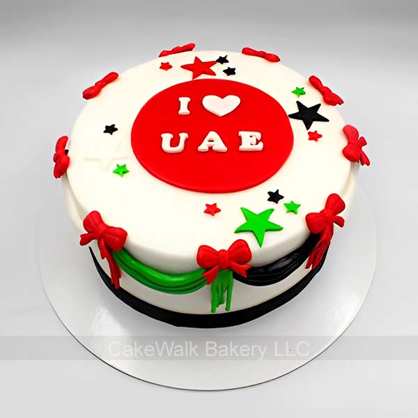 Love UAE National Day Cake