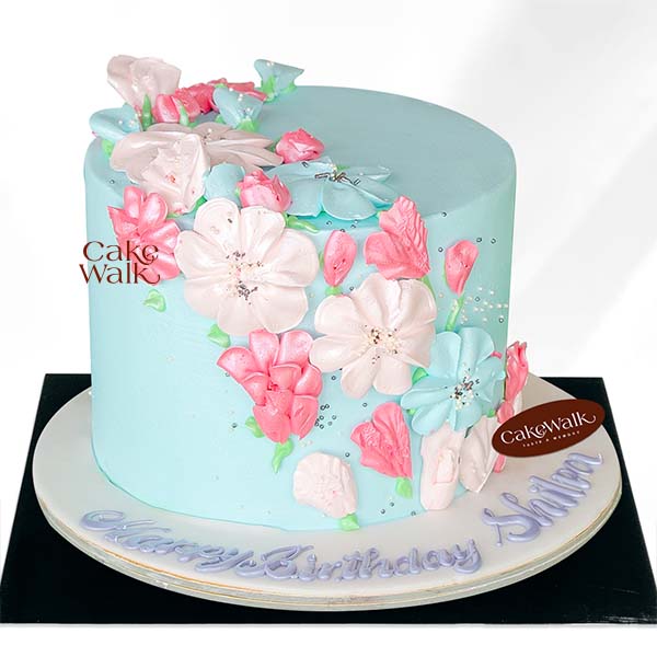 Flower Cream Cake