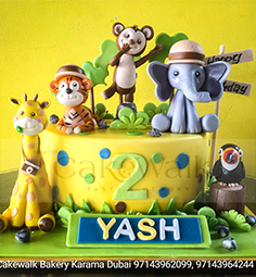 ANIMAL THEME CAKE - 4