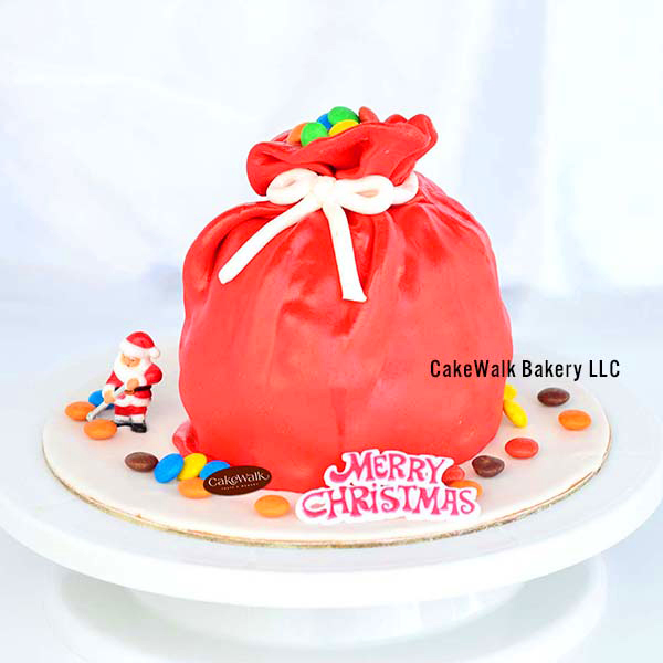 Santa's Bag Plum Cake-Novelty