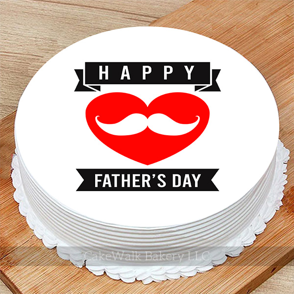 Happy Father Day Photo Cake