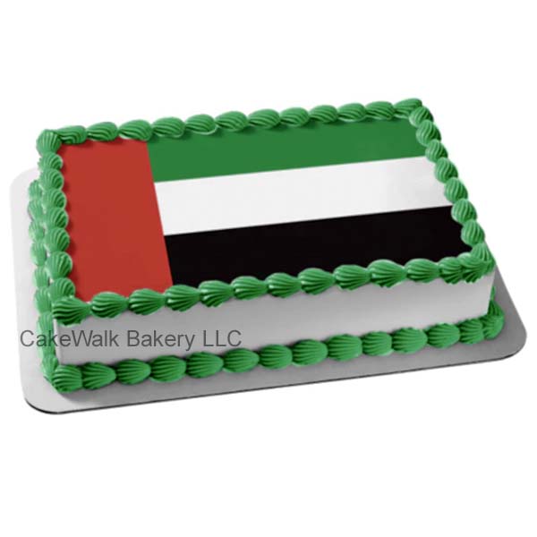 UAE Flag Cake