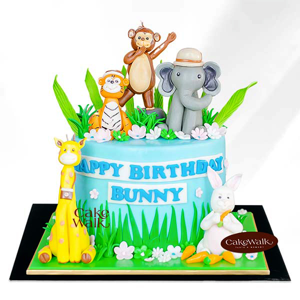 Animal Theme Cake