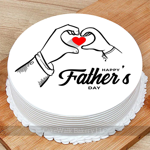 Father Day Photo Cake