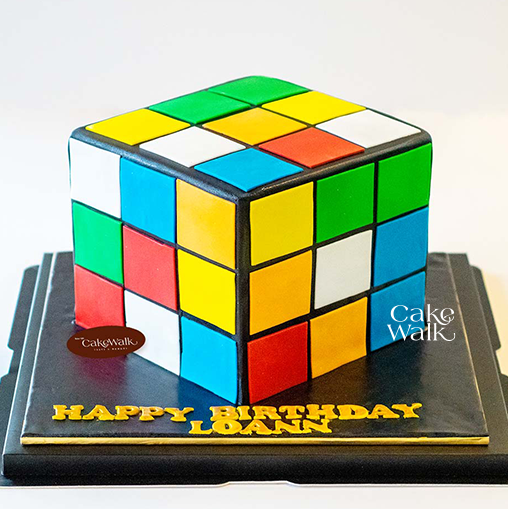 Rubic's Cube cake