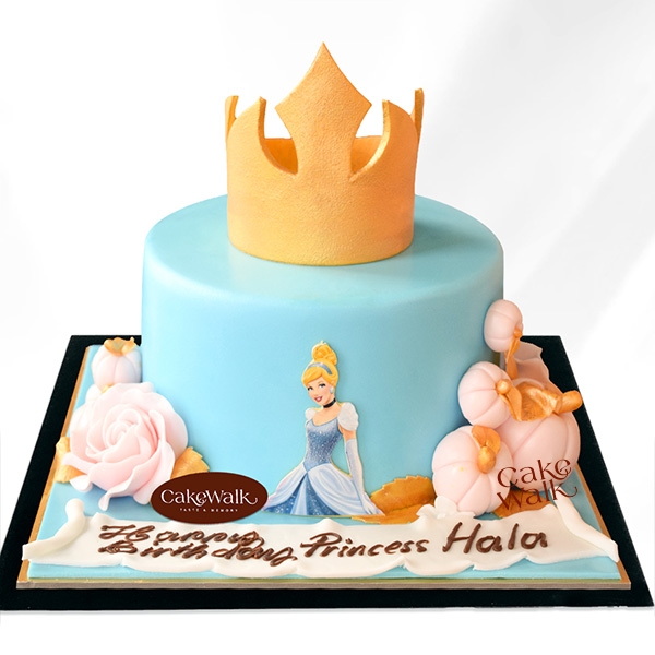 Cinderella Princess Crown Cake
