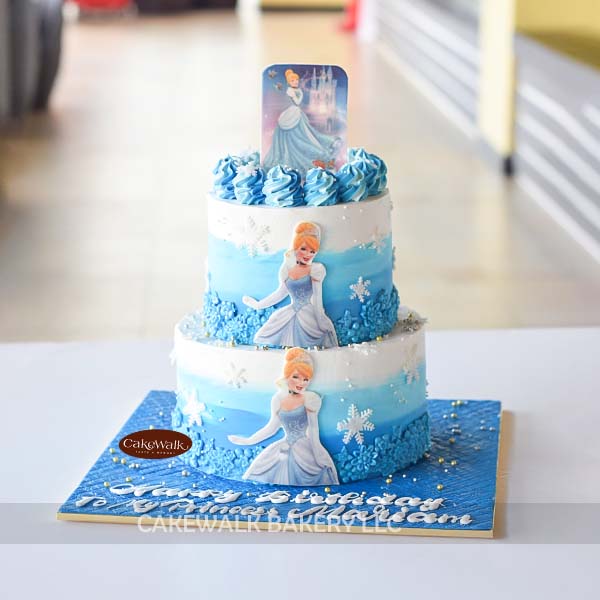 Frozen Elsa Cake- 2 Tier