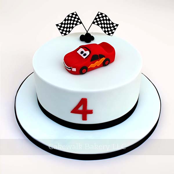 MC Queen Car Theme Cake