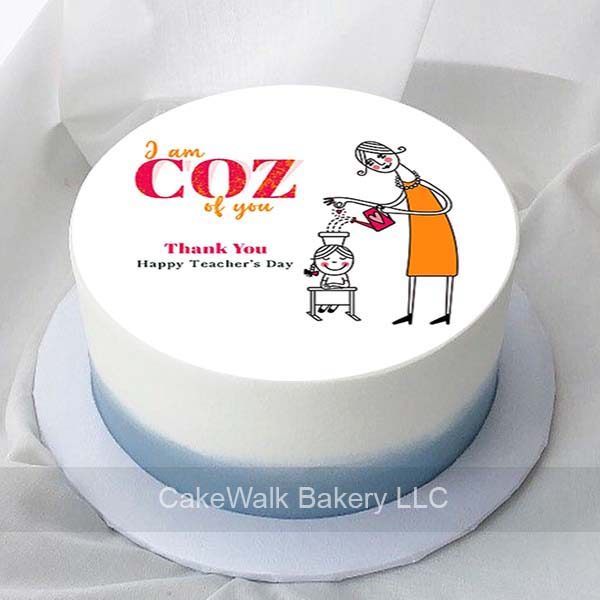 Teachers Day Loving Cake