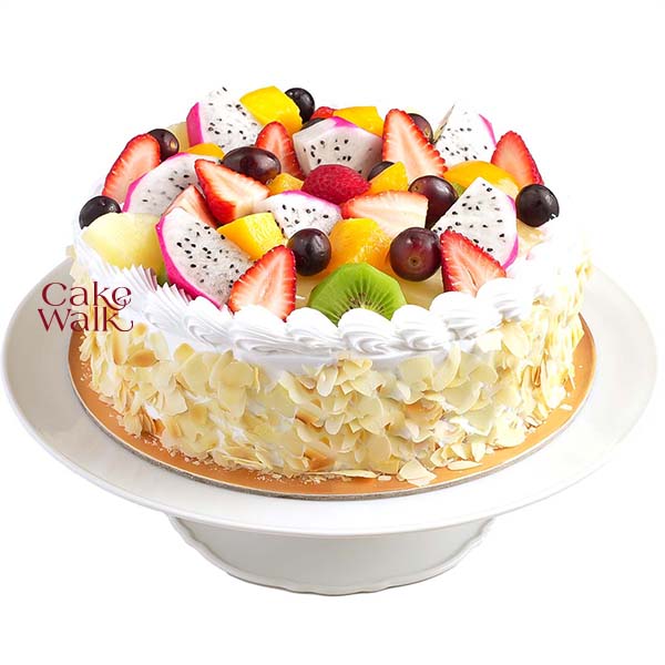 Fresh Fruit Fantasy Cake