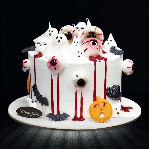 GHOST / MONSTER EYE CAKE