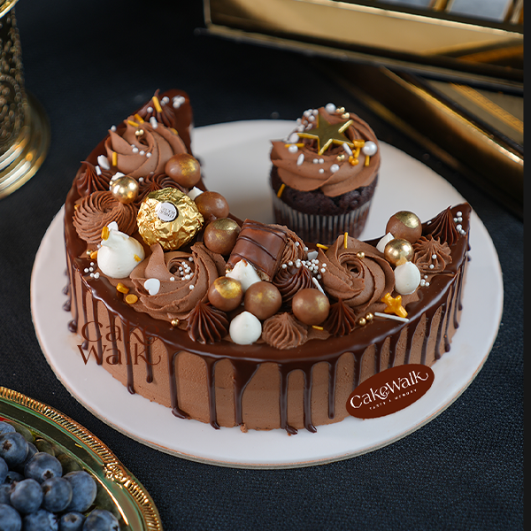 Eid Special Moon Shape Cake with Cupcake 