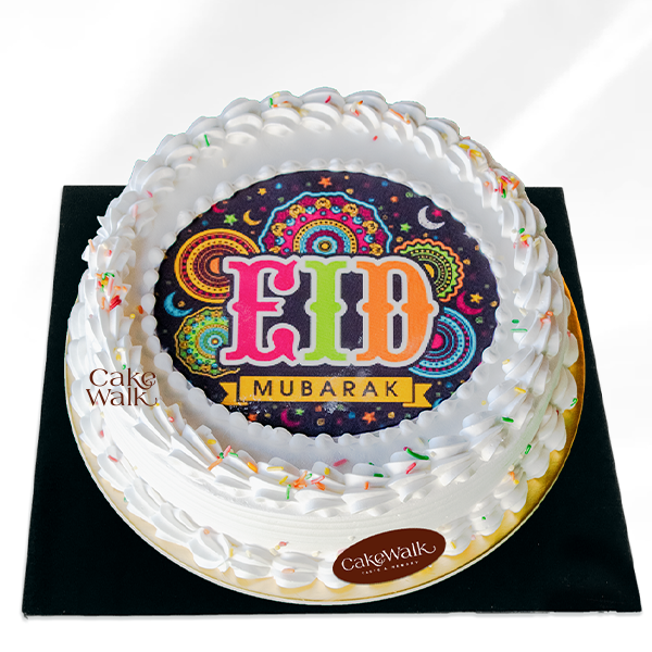 Eid Mubarak Photo Cake