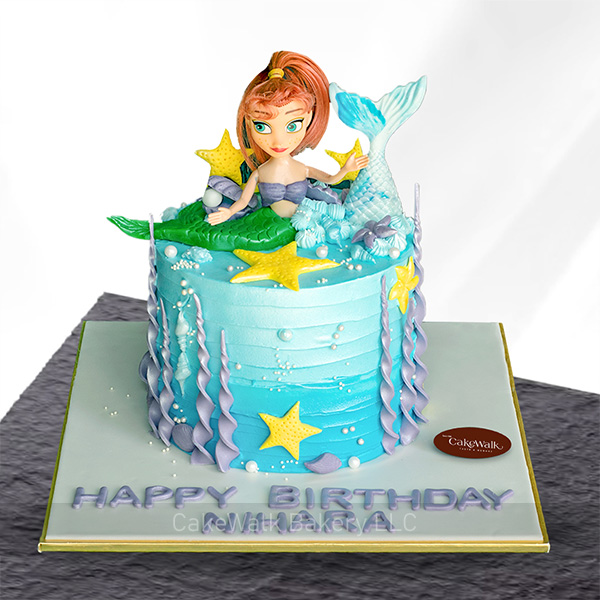 Mermaid Ocean Theme Cake