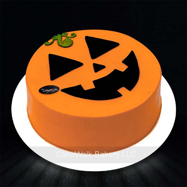 Pumpkin Halloween Buttercream Cake