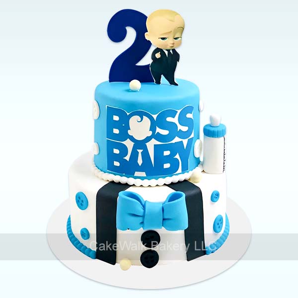 Boss Baby 2 Tier Cake