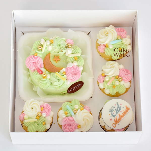 Eid Special Bento Cake and Cupcakes