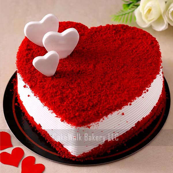 Red Velvet Heart Shape 