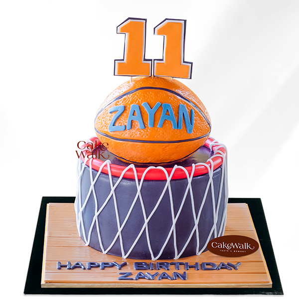 Basketball Hoop Cake