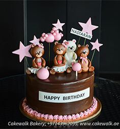 Teddy Bears theme cake