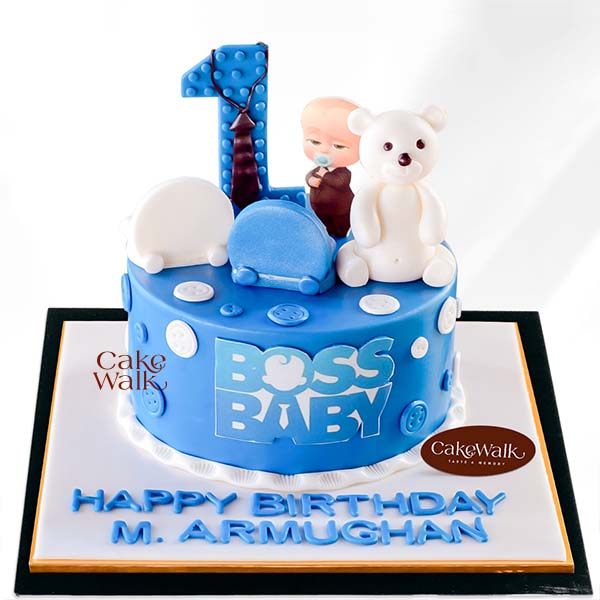 Boss Baby Theme Cake