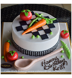 VEGITABLE THEME CAKE