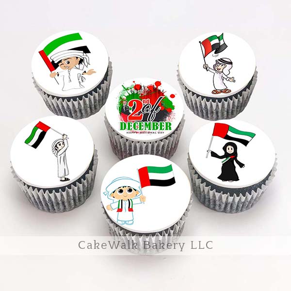 UAE National Day Child Celebration Cupcakes