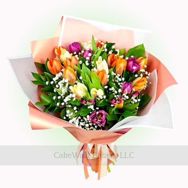 Honey Trap Arrangement( 25 Tulips )