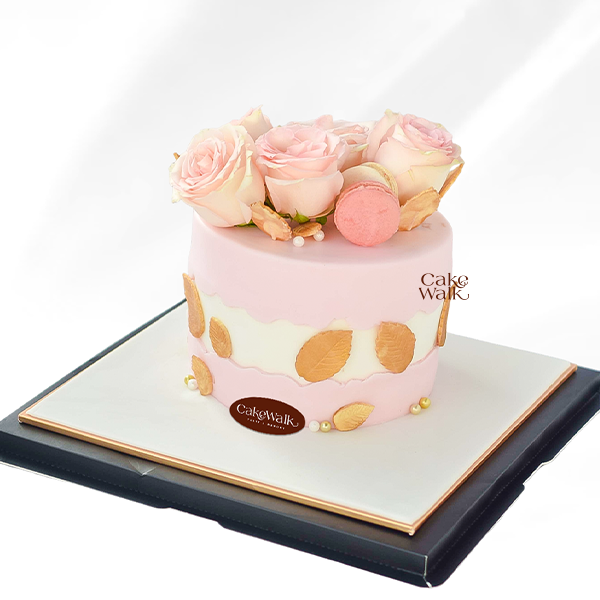  Fresh Flower Pastel Bloom Cake