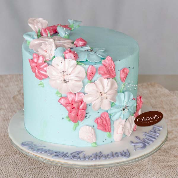 Flower Cream Cake