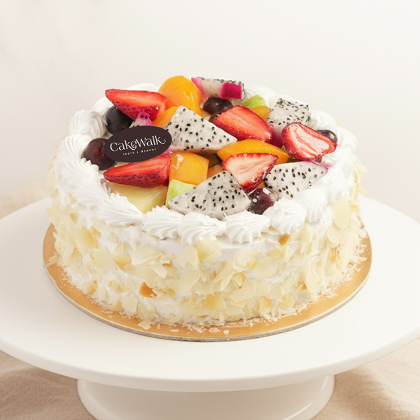 Eggless Fresh Fruit Cake 500gm
