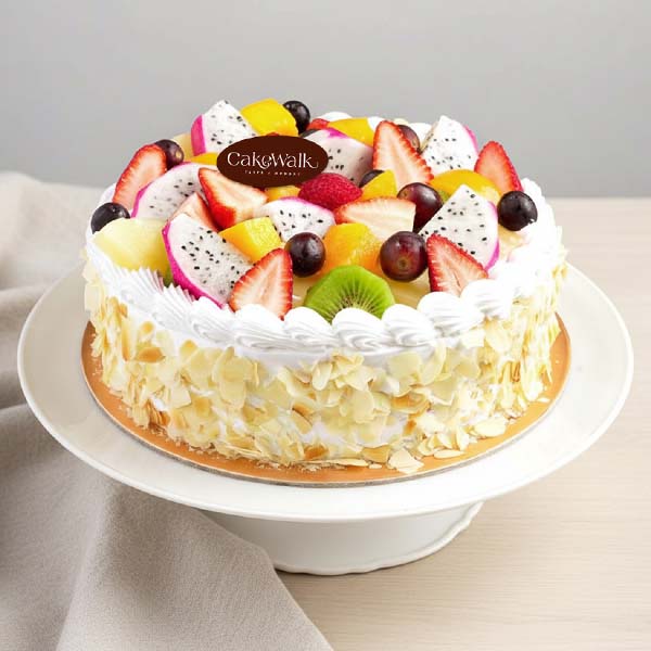 Fresh Fruit Fantasy Cake