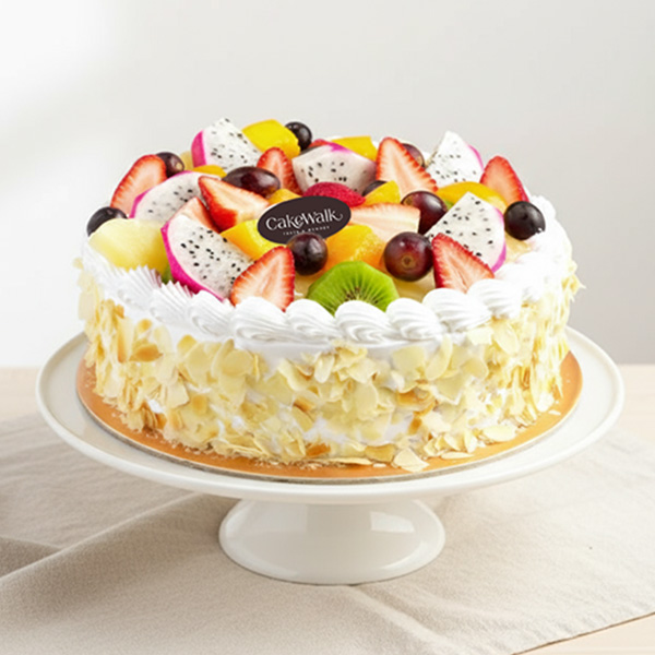 Fresh Fruit Fantasy Cake