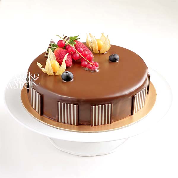 Eggless Belgian Chocolate Truffle Cake