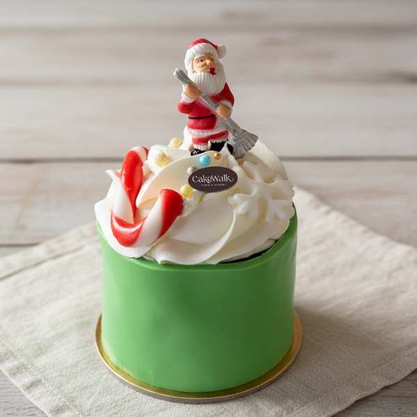 Mini Santa Novelty Plum Cake | Festive Dry Fruit Cake