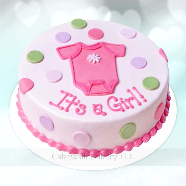 Its a Girl Baby Shower Cake