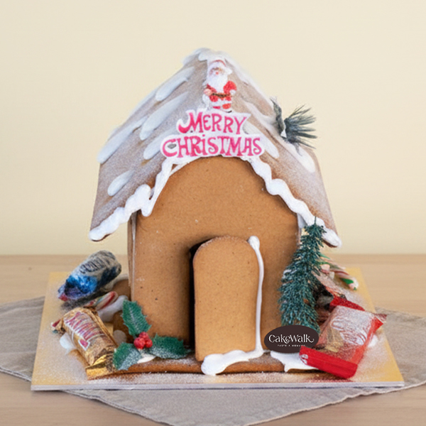 Premium Gingerbread House – Chocolate & Icing Finish