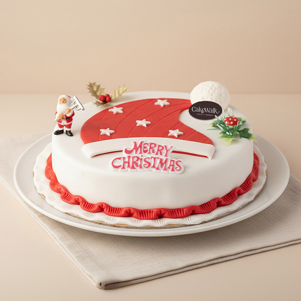 Santa Hat Novelty Christmas Plum Cake | Festive Special