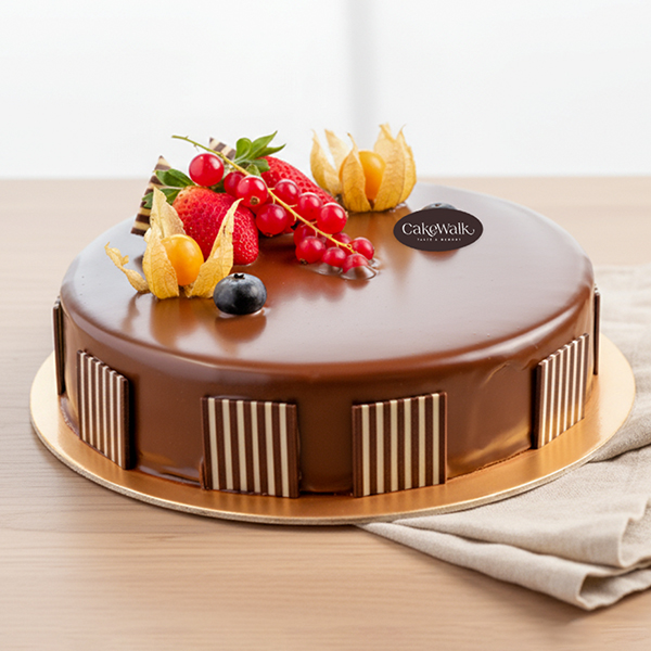 Eggless Belgian Chocolate Truffle Cake