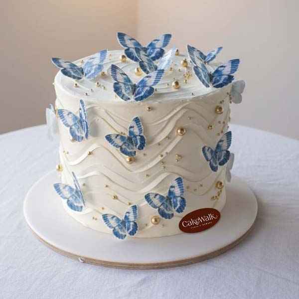 Butterfly Cream Cake