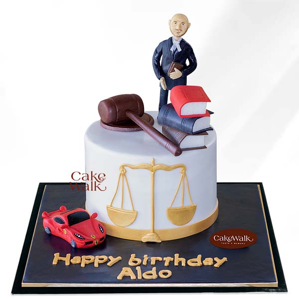 Lawyer Birthday Cake