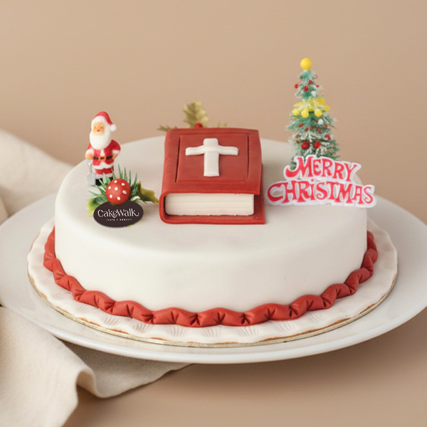 Decorative Bible Plum Novelty Cake | Premium Christmas Cake