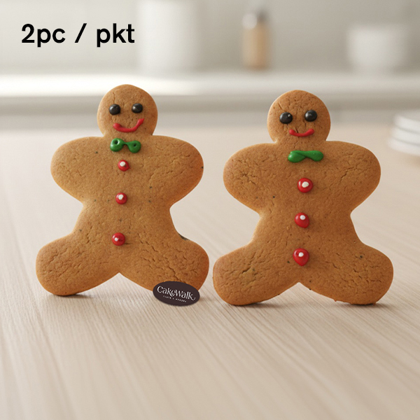 Decorative Bow Gingerbread Man Cookies – Festive Treats