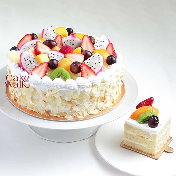 Fresh Fruit Fantasy Cake