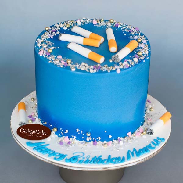 Cigarette / Smoker Theme Cake