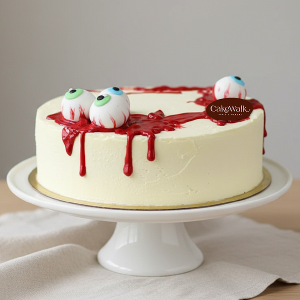 Spooky Eye Balls Halloween Cake