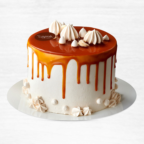Butter Scotch Drip Caramel Cake