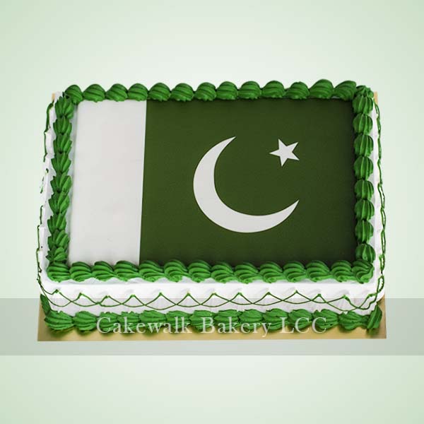 Pakistan Flag Cake