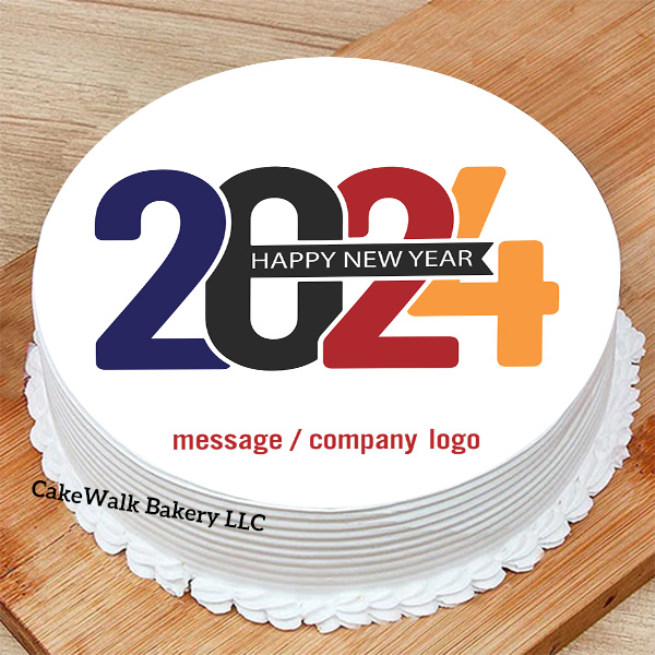 Happy New Year 2024 Cake